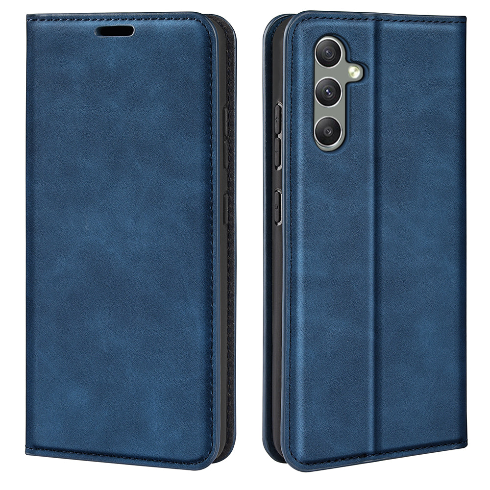 For Samsung Galaxy A24 4G Skin-touch Leather Wallet Phone Case Magnetic Flip Stand Drop-proof Cover For Samsung Galaxy A24 4G Skin-touch Leather Wallet Phone Case Magnetic Flip Stand Drop-proof Cover